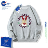 Nasa Children Hoodie Nasa Joint-Name Sweater Autumn Round Neck Loose Casual