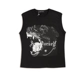 Askyurself Vest Fashion Sleeveless Vest Men Summer Pure Cotton