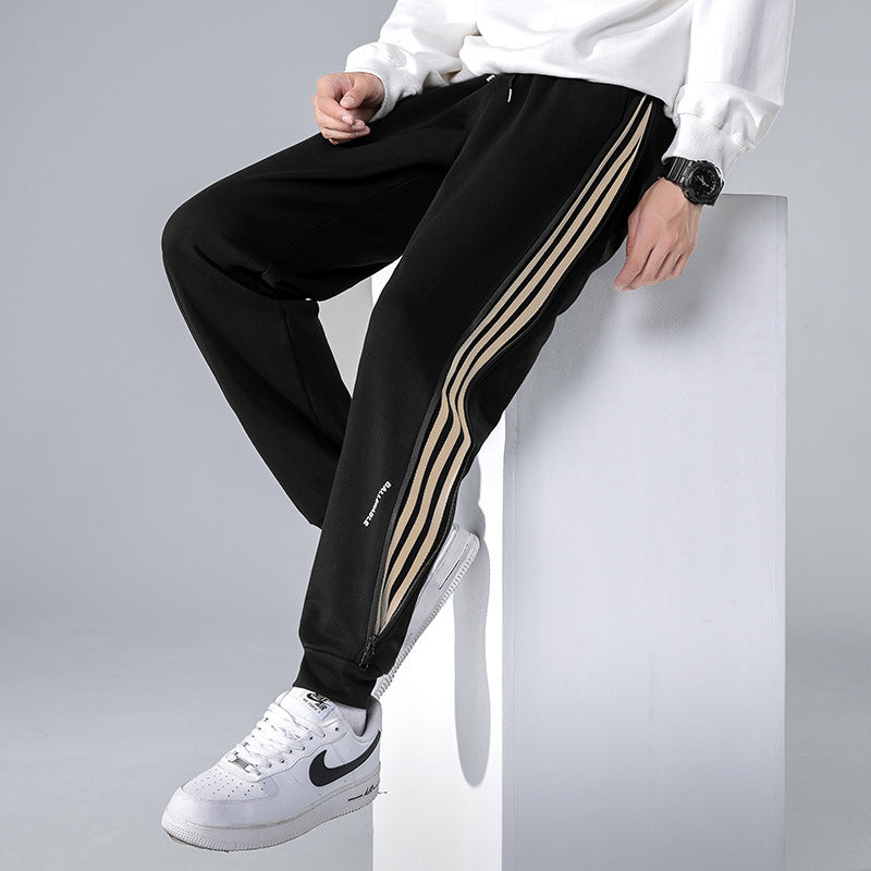 Grey Sweatpants Autumn Casual Pants Men's Loose Sports