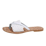Women Open Toe Sandals Flats Summer Flip-Flops Flat Casual Large Size Beach Sandals