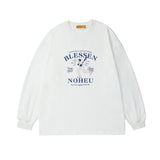 Crew Neck Sweatshirts for Men Men's Clothing Autumn Letters Printed Crew Neck Sweatshirt Men's Casual Long Sleeve