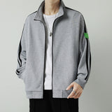 Men Hoodie Spring and Autumn Heavy Japanese Wide Version Tup Cardigan Stand Collar Sweater