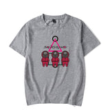 Squid Game Costume Printed Short-Sleeved T-shirt
