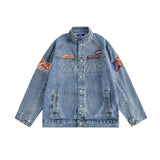 Men Denim Jackets Spring and Autumn Denim Coat Jacket