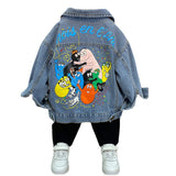 Toddler Boys Jackets Boys' Denim Jacket Spring and Autumn
