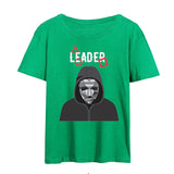 Squid Game Costume printed loose cotton round neck short sleeve t-shirt for women