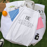 BTS Proof T Shirt Women's Summer round Neck Multicolor Loose Short Sleeve T-shirt