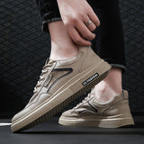 Flat Shoes Spring White Shoes Sneakers Men's Fashion Trendy Casual Shoes