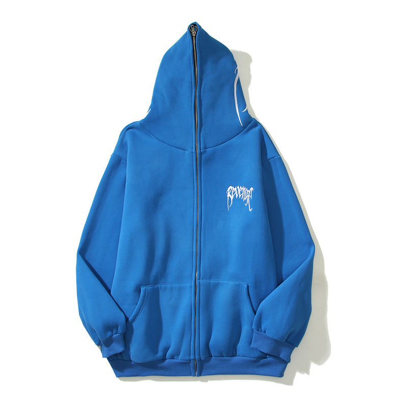 Kanye West Sunday Service Hoodie Embroidery Zipper Cardigan Sweater Men'S And Women'S Same Loose
