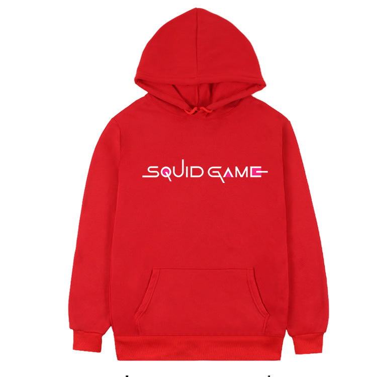 Squid Game Costume round Six Wooden Printed Pullover Hoodie