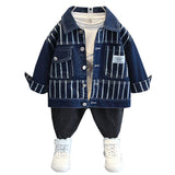 Toddler Boys Jackets Boys Autumn Clothing Thin Denim Coat Jacket Top