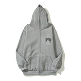 Kanye West Sunday Service Hoodie Embroidery Zipper Cardigan Sweater Men'S And Women'S Same Loose
