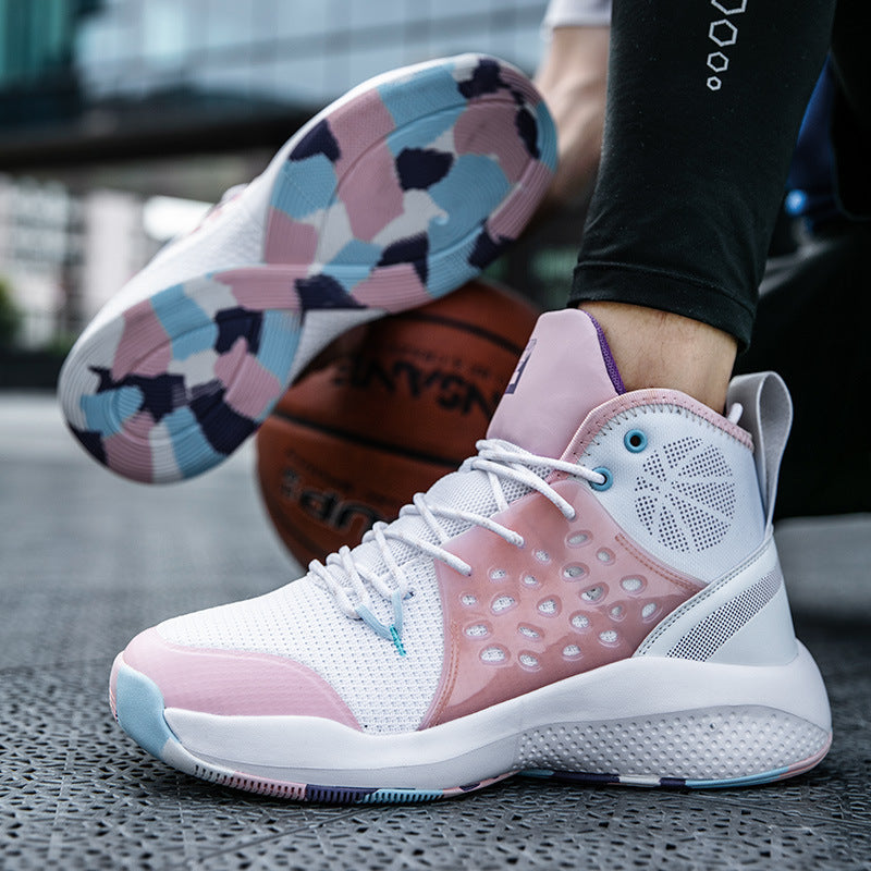 Men Basketball Shoeses Men's Breathable High-Top Sports Fashionable Sneakers