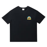 Noah T Shirt Noah Cross Classic Rainbow Printing Loose Cotton Oversize Short Sleeve Men'S T-Shirt Women'S Couple Wear