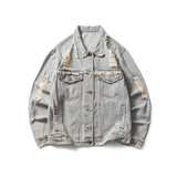 Men Denim Jackets Spring and Autumn Denim Jacket Male Loose Jacket