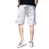 Men's White Shorts Summer Men's Casual Shorts Men's Casual Loose