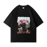 Y2g Shirts for Boys Summer Loose Casual Print Short Sleeve T-shirt
