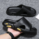 Mens Slide Large Size Summer Fish Mouth Beach Sandals Men'S Slippers