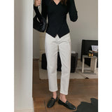 Gloria Vanderbilt Jeans White High-Waist Slimming Cropped Pants