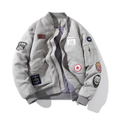 Varsity Jacket Fall Winter Coat Men'S Baseball Uniform Jacket