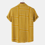 Camp Collar Shirt Beach Shirt Short Sleeve