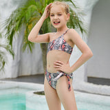 Children Swimsuit One-Piece Children's Swimsuit Backless
