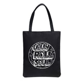 Jelly Roll Bag One-Shoulder Portable Canvas Bag Shopping Bag