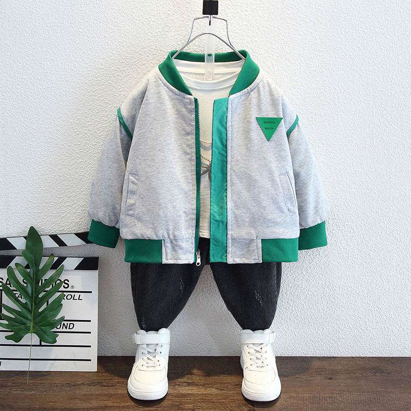 Toddler Boys Jackets Spring/Autumn Children's Casual Tops Autumn