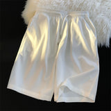 Men White Shorts Men's Summer Casual Pants Trunks for Men