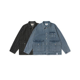 Men Denim Jackets Retro Casual Jacket