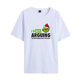Men and Women Grinch Shirt Casual Loose Short Sleeves T-shirt