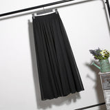 MIDI Mauve Skirt Mop Beach Skirt Black Skirt