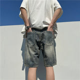 Men Denim Shorts Men's Summer Pants
