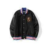 Bathing Ape Jacket Men's and Women's Youth Fashion Street Baseball Jacket Jacket