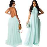 Kendall Jenner Wedding Guest Dress Sexy Fashion Solid Color Chiffon