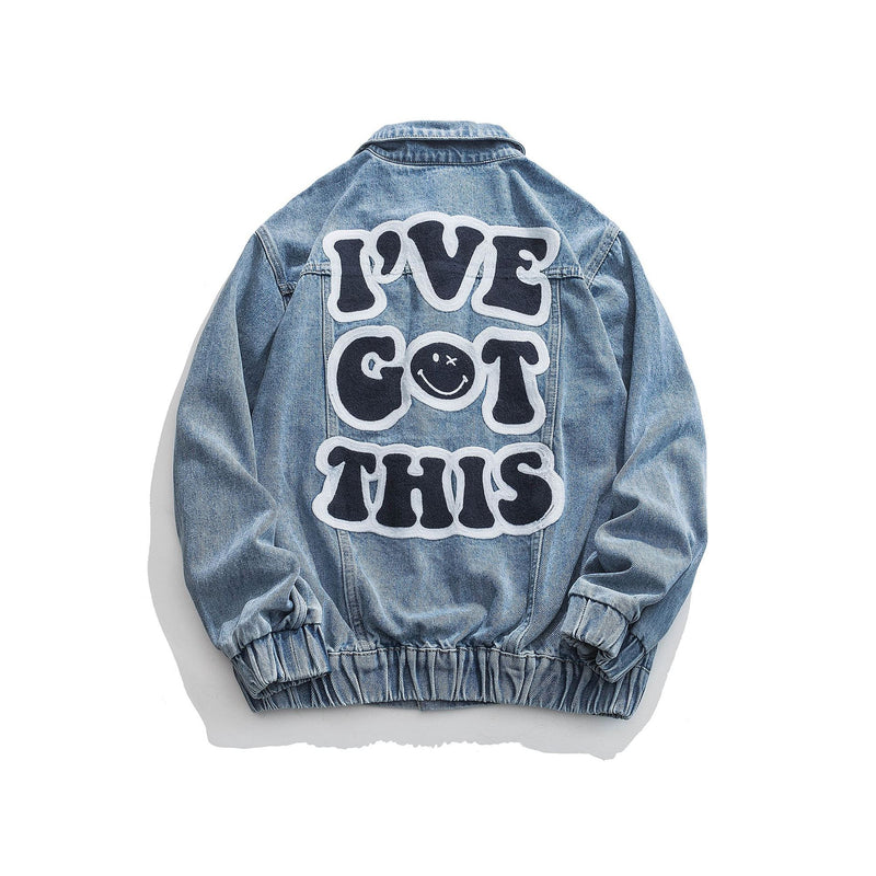Men Denim Jackets Fall Casual Jacket Coat