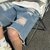 Men Denim Shorts Men's Summer