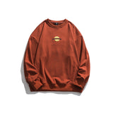 Crew Neck Sweatshirts for Men Men's Autumn Letter Printed round Neck Men's Clothing