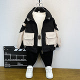 Toddler Boys Jackets Boys' Coat Spring Versatile Trench Coat