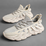 designer Sneaker Shoes Summer Breathable Men's Casual Sneakers Low Top Solid Color Running Shoes