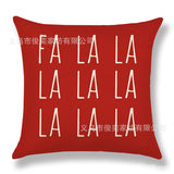 Valentine's Day Pillow Covers 4 Piece Random Styles Together, Home Decoration Red Letter Office Waist Cushion Cover
