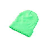 Red Beanie Hat Woolen Cap Autumn and Winter Men and Women Sleeve Cap