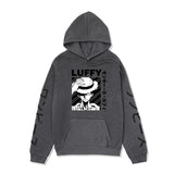 Anime Hoddies One Piece Anime Sweater Straw Hat Luffy Printed Hoodie Autumn Winter Sweater Men