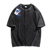 Nasa T Shirt Men'S Summer Retro Short Sleeve 3/4 Sleeve