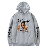 Pop Smoke Hoodies Rapper Print Loose with Hat