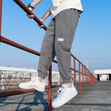 Grey Sweatpants Men's Casual Trousers Spring and Autumn Sweatpants Men