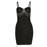 Music Festivals Rave Outfits Dress Summer Women's Fashion Sexy Backless Slim Fit Dress