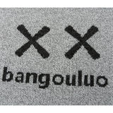 Men Sweater Letter Embroidered Knitwear Men Loose Pullover