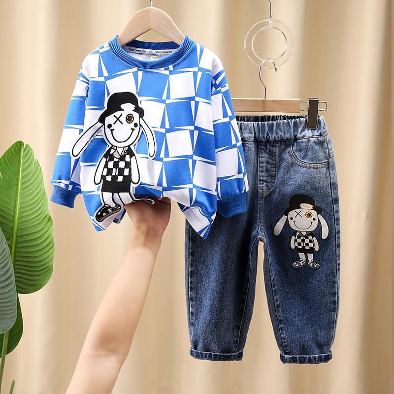 Toddler Boys Sweater Children Boys Autumn Clothing Suit Spring and Autumn