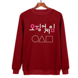 Squid Game Costume Printed Adult Round Neck Sweater